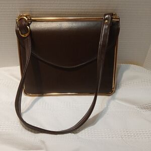 Vintage brown clutch